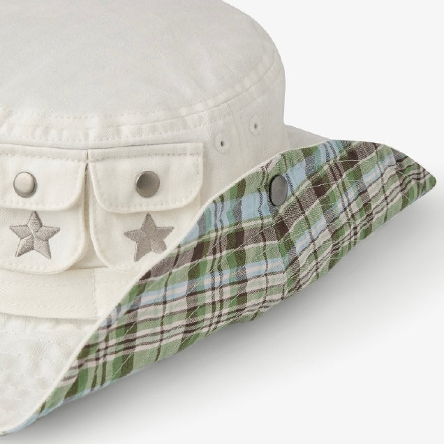 aeae SAFARI BUCKET HAT / IVORY