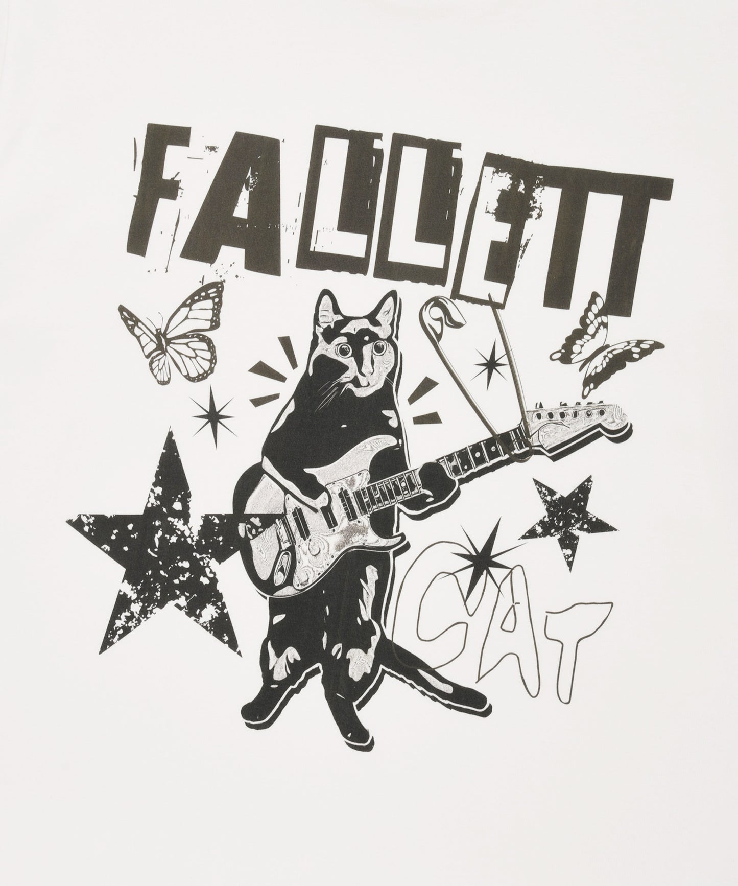 Fallett Rock Star Nero Tee - white