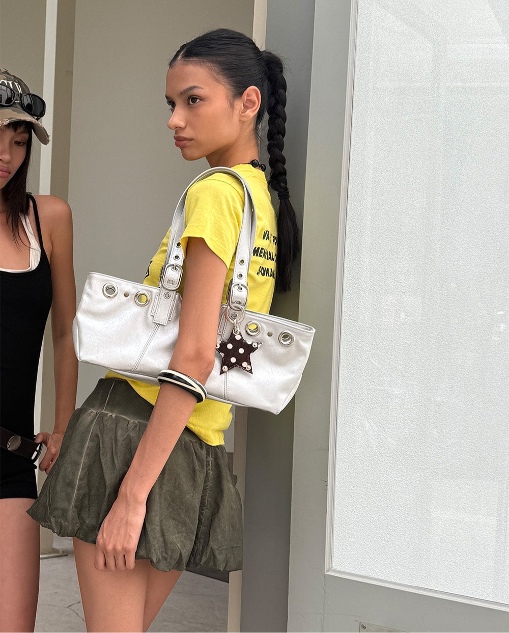 BECKY MINI BAG / SILVER