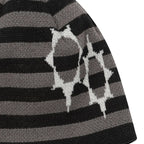 LSC Symbol Logo Stripe Beanie Black