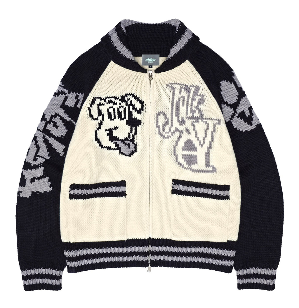 BOWWOW COWICHAN CARDIGAN [IVORY]