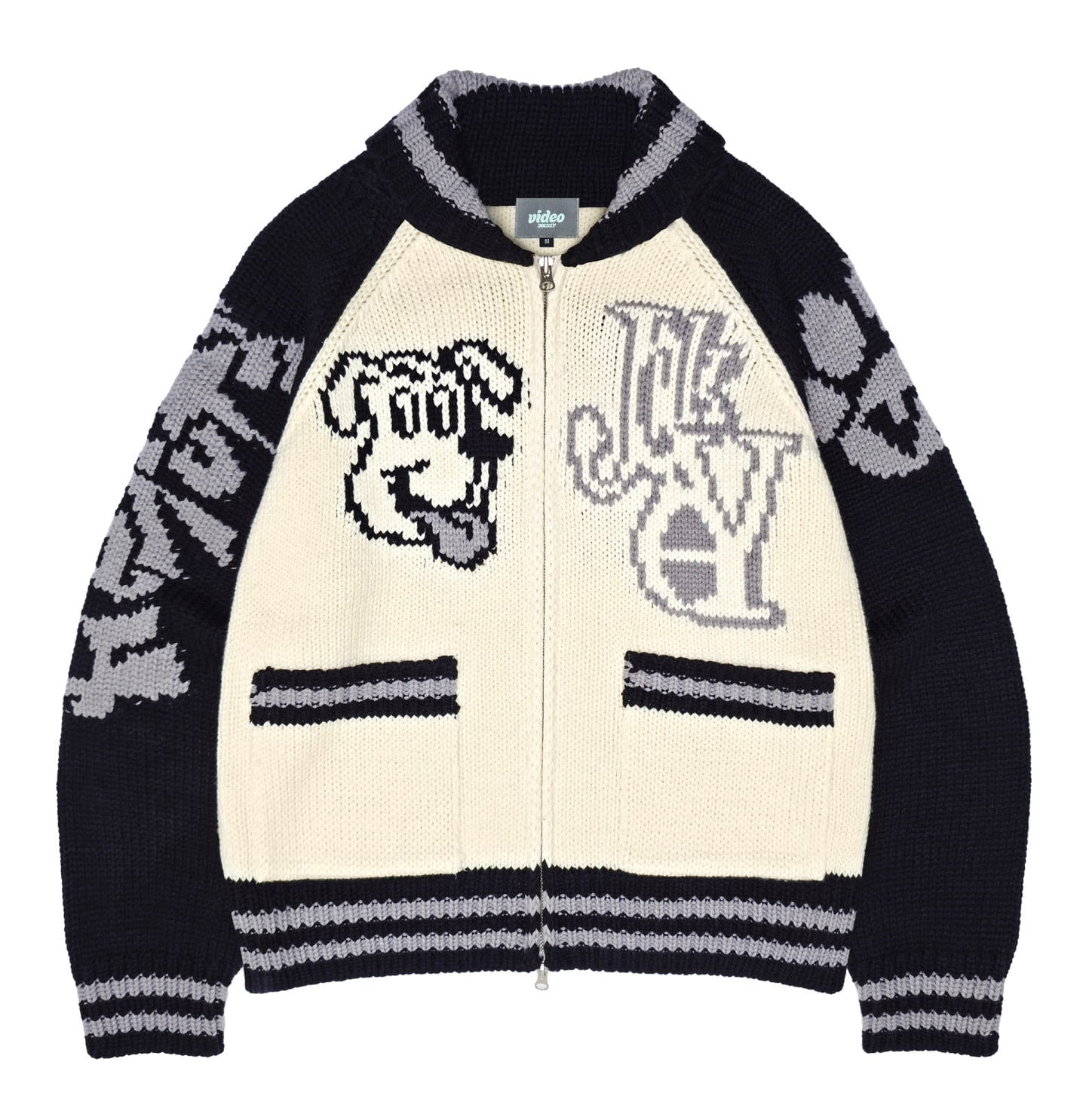 BOWWOW COWICHAN CARDIGAN [IVORY]