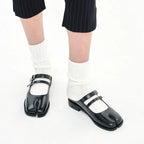 PAES Double Buckle Mule - Black