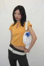 [DIMANCHE] DOTTY SHELL MINI BAG_WHITE