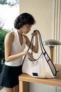 Heeari Camellia Mesh Shoulder Bag