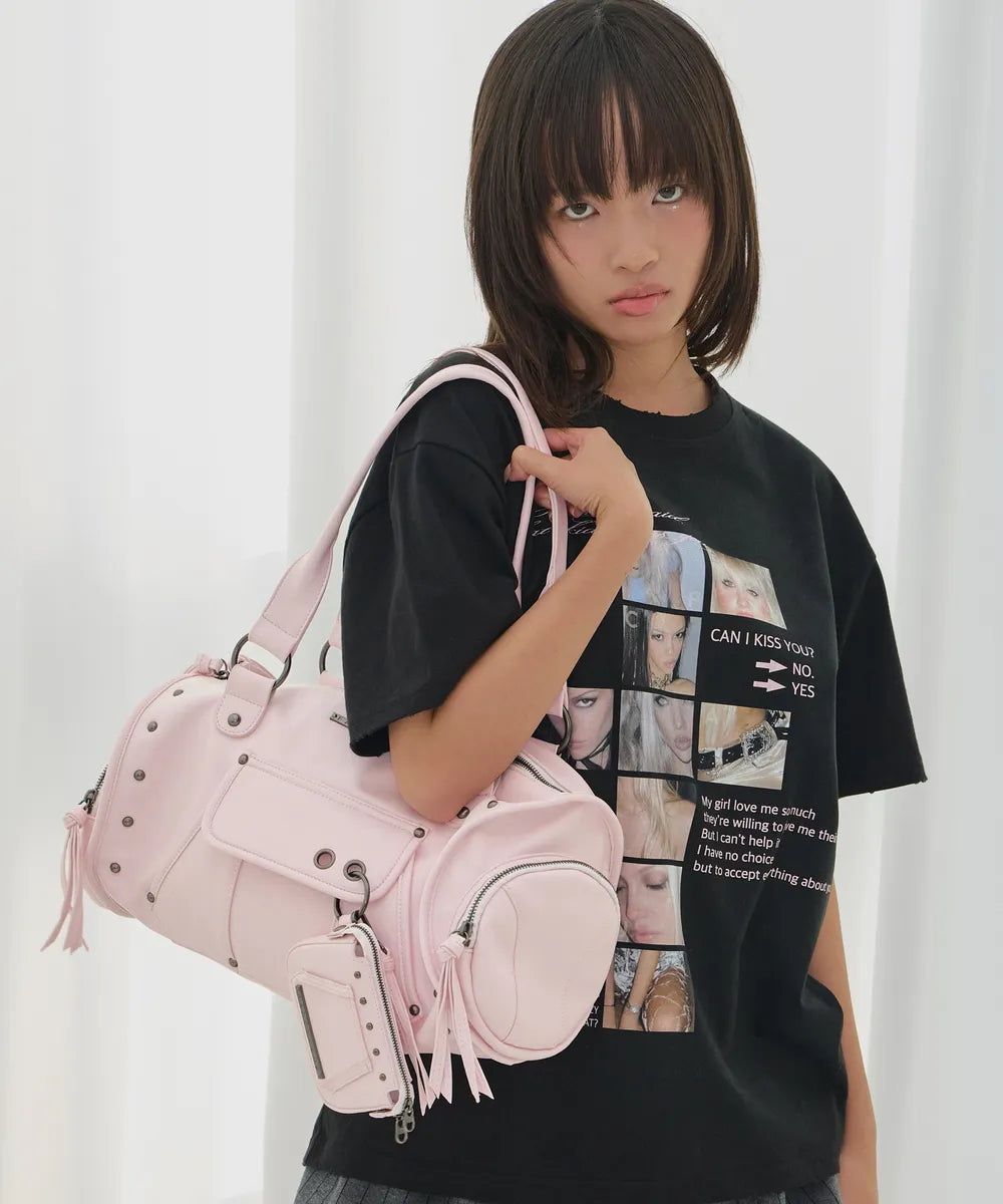 FANCY CLUB VEIL BAG & WALLET (PINK)
