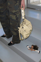 yeomim slouchy bag (lemonade) & keyring set