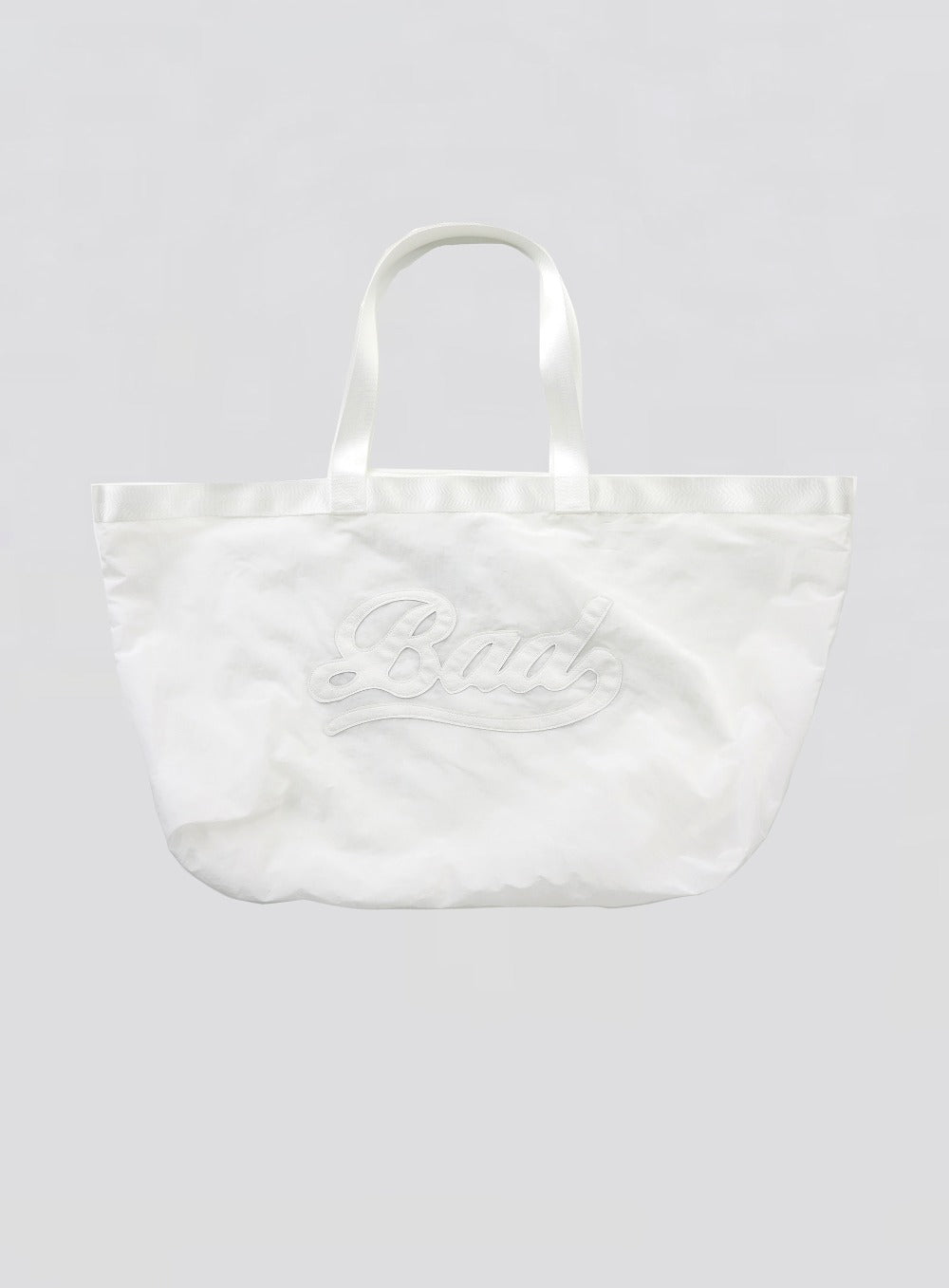 BADBLOOD Nylon Shopper Bag / White