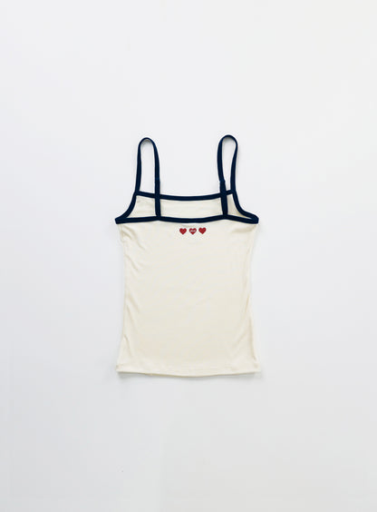 BADBLOOD Cindy String Tank Top / Cream