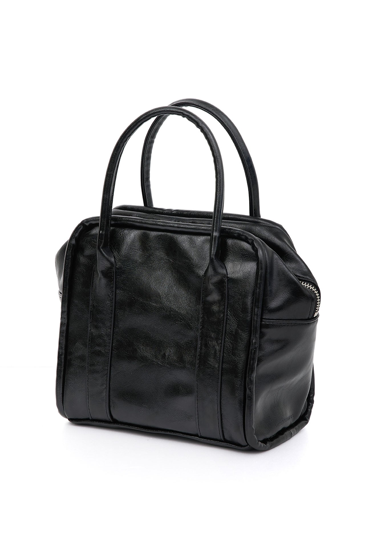 Yeomim mini box bag / crinkle black