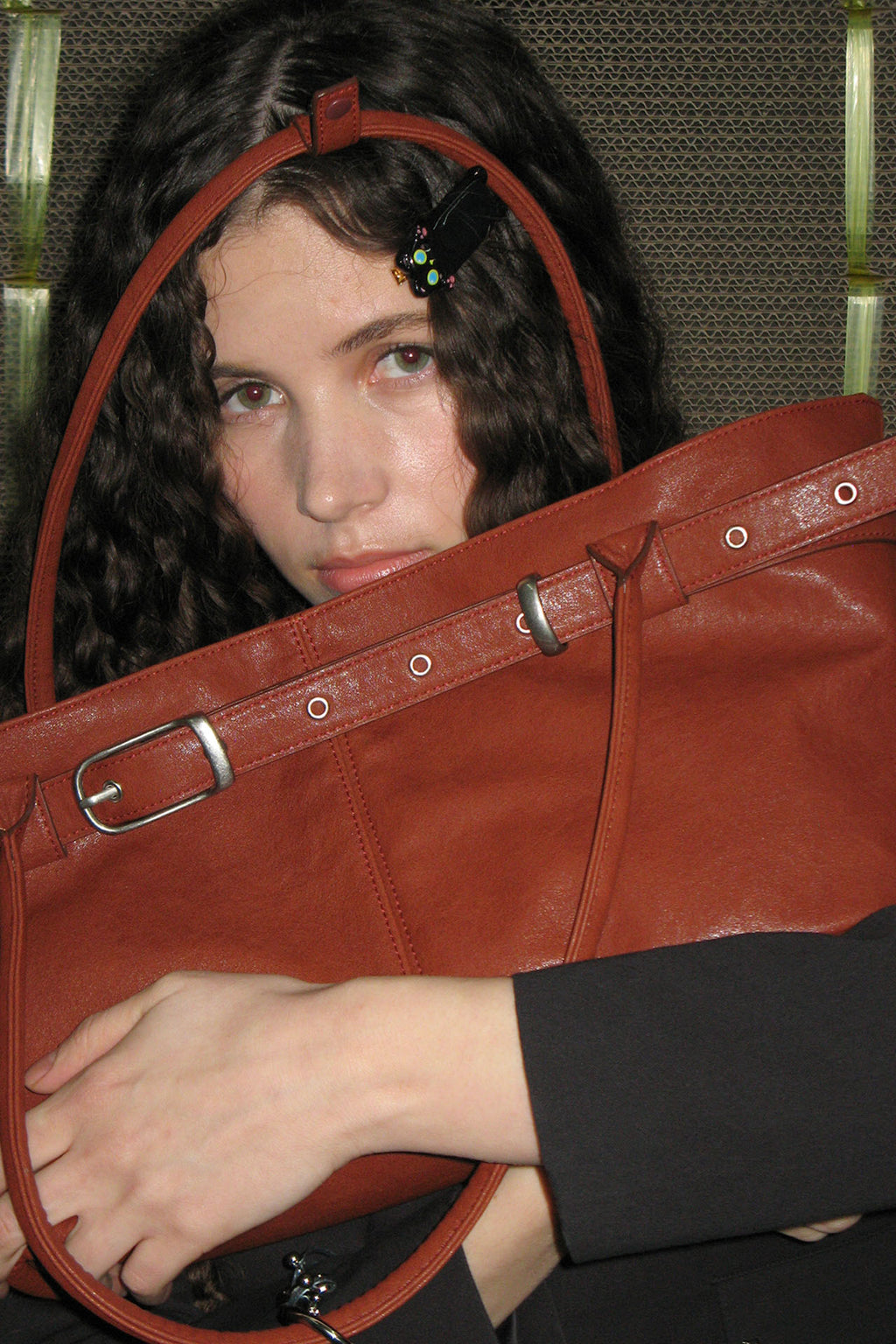 Yeomim belted boat bag (brick)