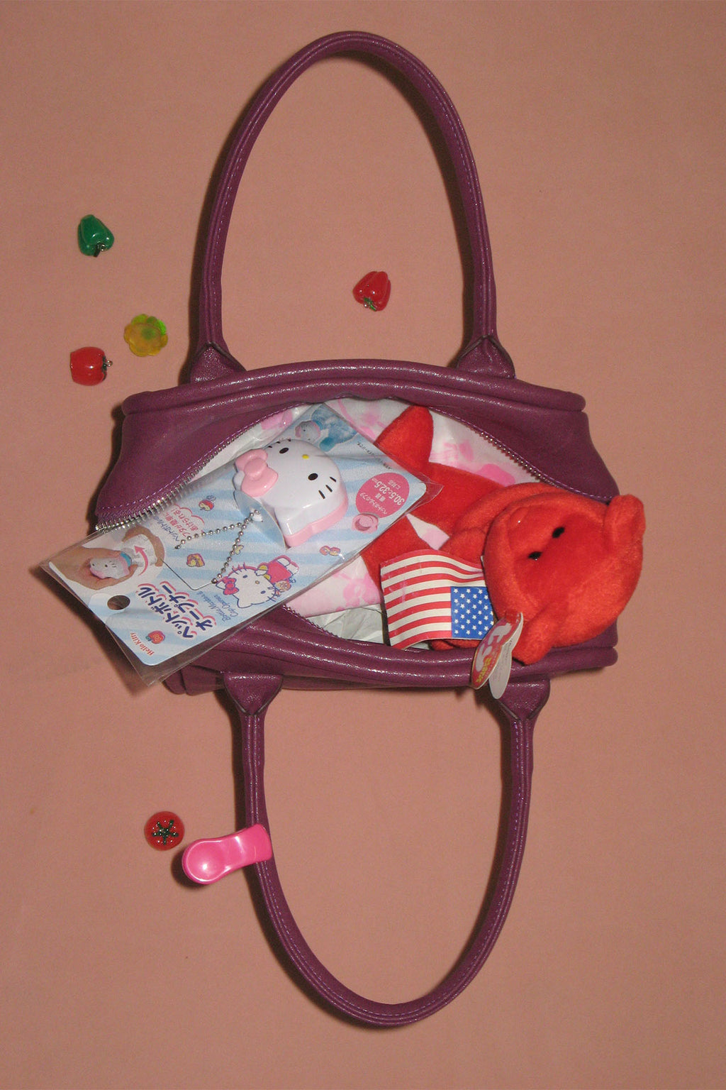 Yeomim mini box bag / grape