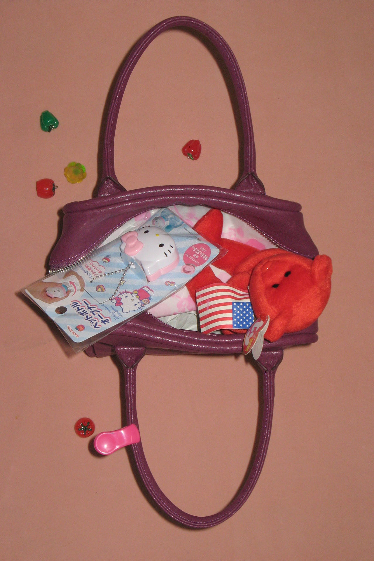 Yeomim mini box bag / grape