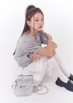 Ribbon Classic Backpack - Silver