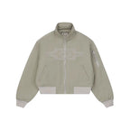 LSC Appliqué Hidden Hoodie Ma-1 Jacket Beige