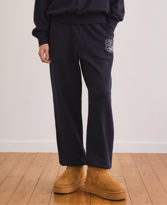 [Fallet x Lee] Sun Flower Jogger Pants / navy