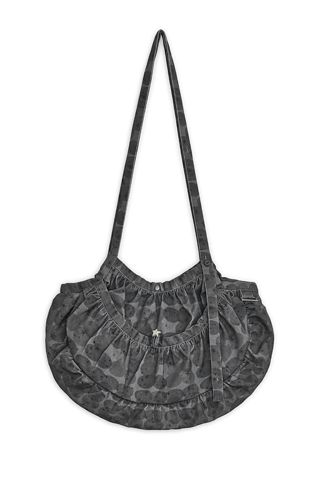 hugyourskin Stardust printed cross bag (Charcoal)