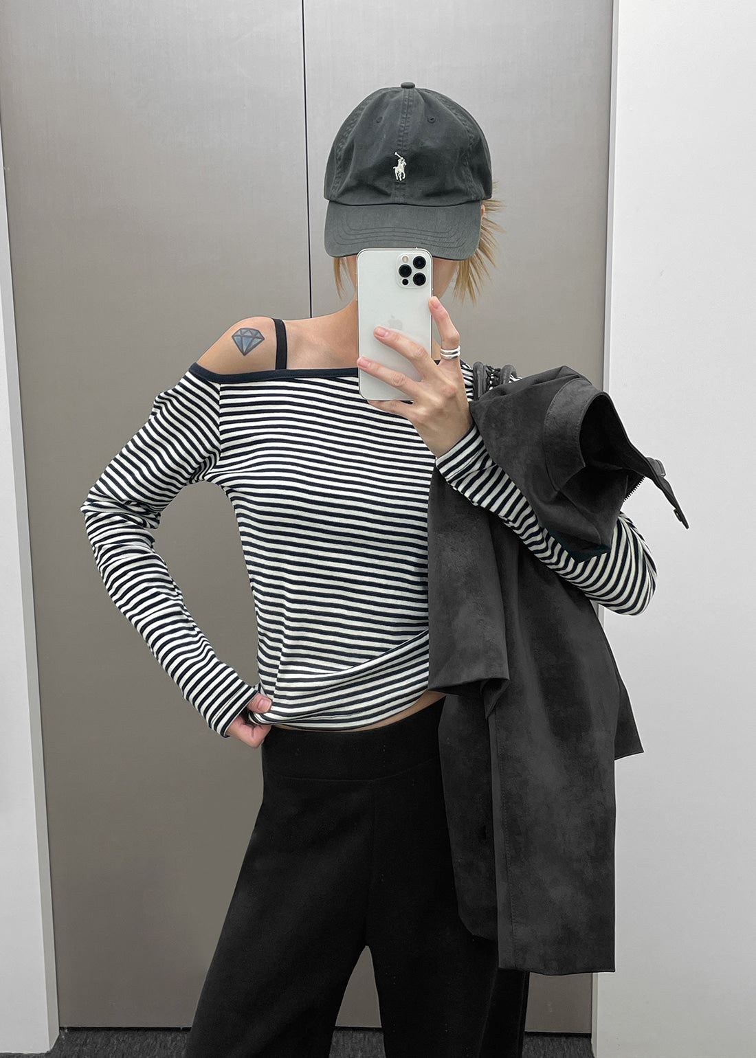 BLACKUP Off-Shoulder Long Sleeve / 5colors