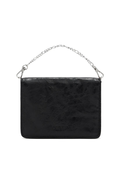 DEINET Travel Stud Cross Chain Mini Bag / Black