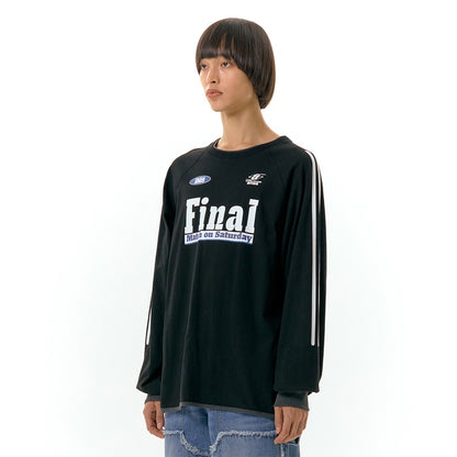 Ames-Worldwide FINAL MATCH LS TEE BLACK