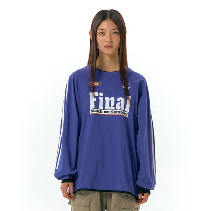 Ames-Worldwide FINAL MATCH LS TEE BLUE