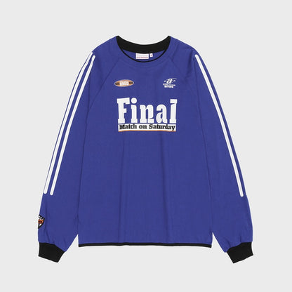 Ames-Worldwide FINAL MATCH LS TEE BLUE