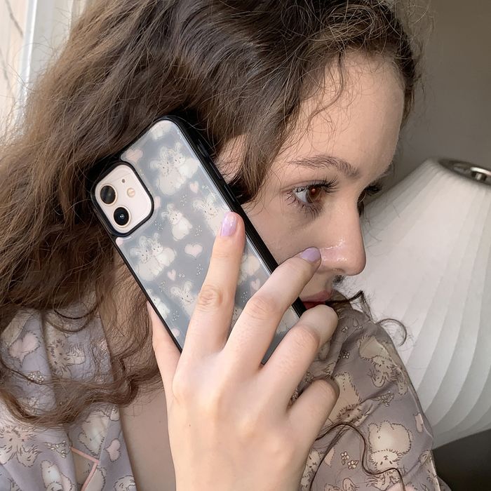 Soft Love Bunny Phone Case - epoxy/glossy