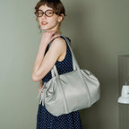 Heeari Aurora Shirring Duffel Bag - Silver