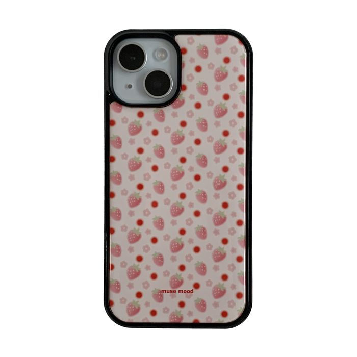 Berry Dot Bumper Phone Case - epoxy/glossy