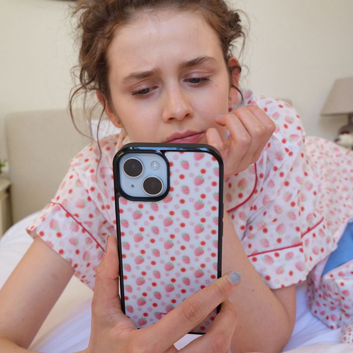 Berry Dot Bumper Phone Case - epoxy/glossy