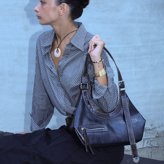 HIETA MAYA SHOULDER BAG / ESPRESSO