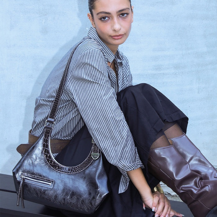 HIETA MAYA SHOULDER BAG / ESPRESSO