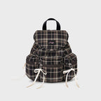 fennec Berry Pocket Backpack / check brown