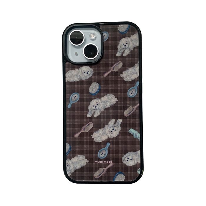Comb Dog Bumper Phone Case - epoxy/glossy