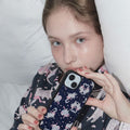 Vintage Love Cat Bumper Phone Case - epoxy/glossy