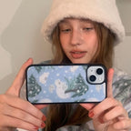Snow Rabbit Bumper Phone Case - epoxy/glossy