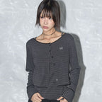 NASTY FANCY CLUB LACE BASIC CARDIGAN SET UP / 3COLORS