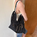 [findkapoor] Lenta Bag 35 Net - Black