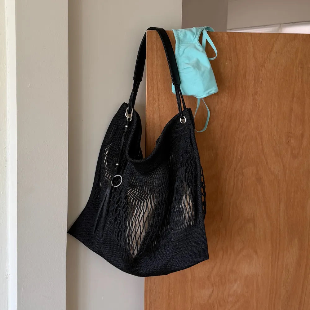 [findkapoor] Lenta Bag 35 Net - Black