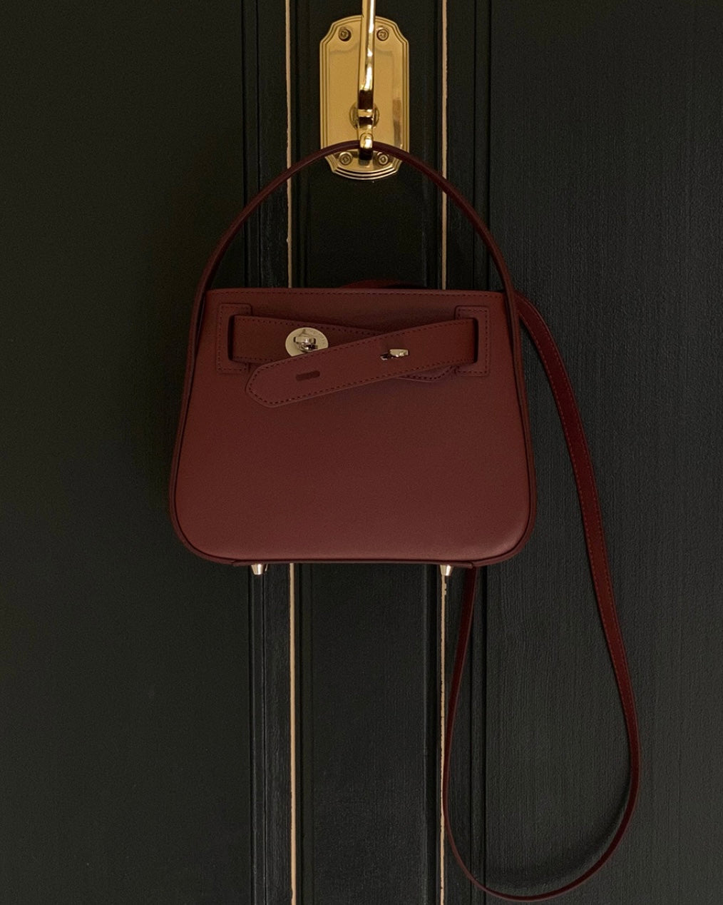 [100%牛皮] THE OFTN TILT / BURGUNDY S