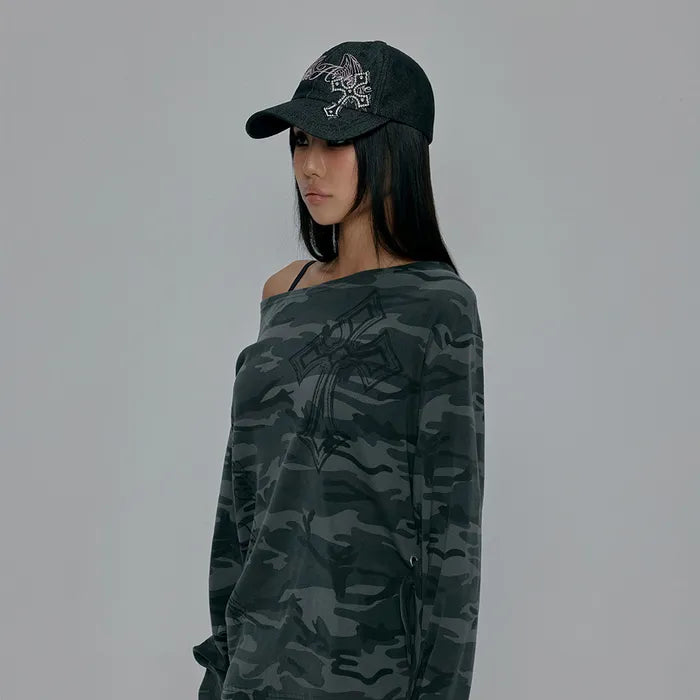 GILA ARCHIVE CROSS PATCHED WING BALLCAP_BLACK