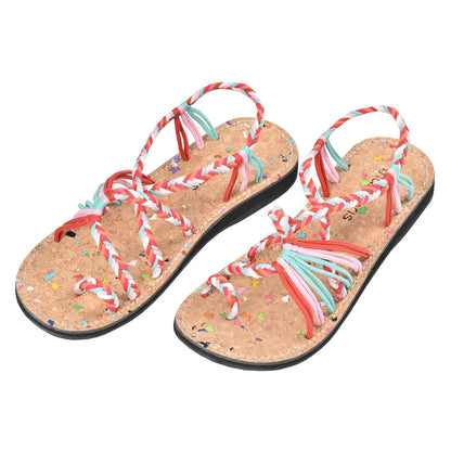 [handmade] "EXPLORE" SANDALS 編織涼鞋 - 8colors (pattern)