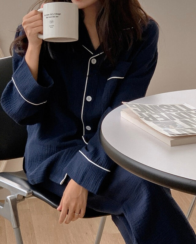 [韓國售出16,000+⭐️] J'eu Seven Days Cotton Pajama Set 7colors