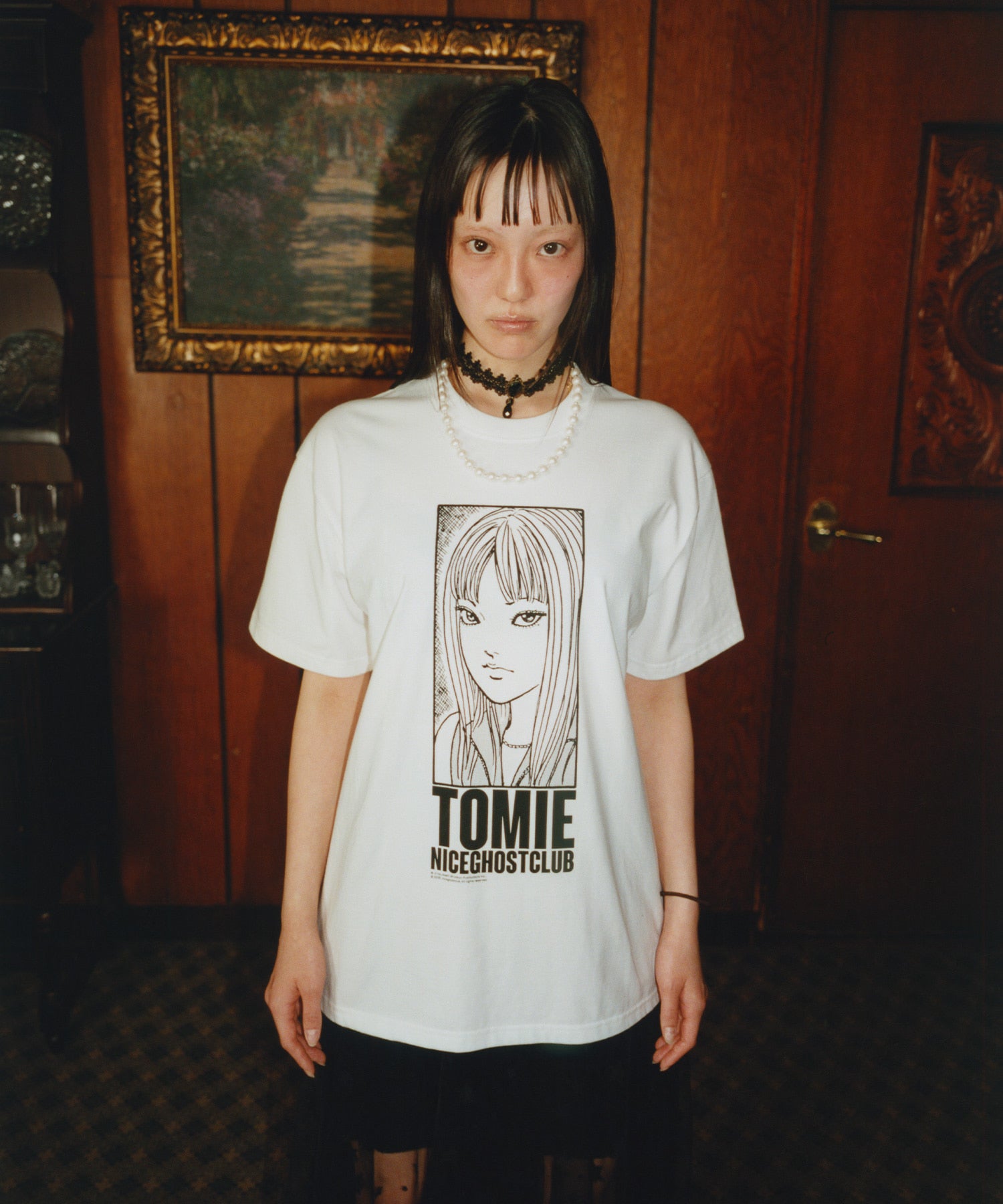 niceghostclub junji ito maniac tomie card wallet [grey]