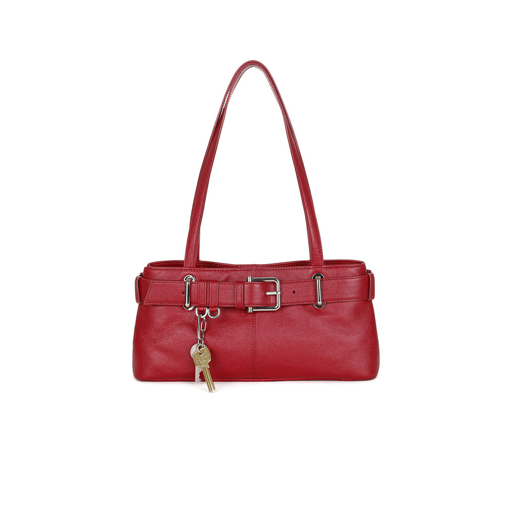 OSOI SHOULDER BROCLE MINI / PLUM RED