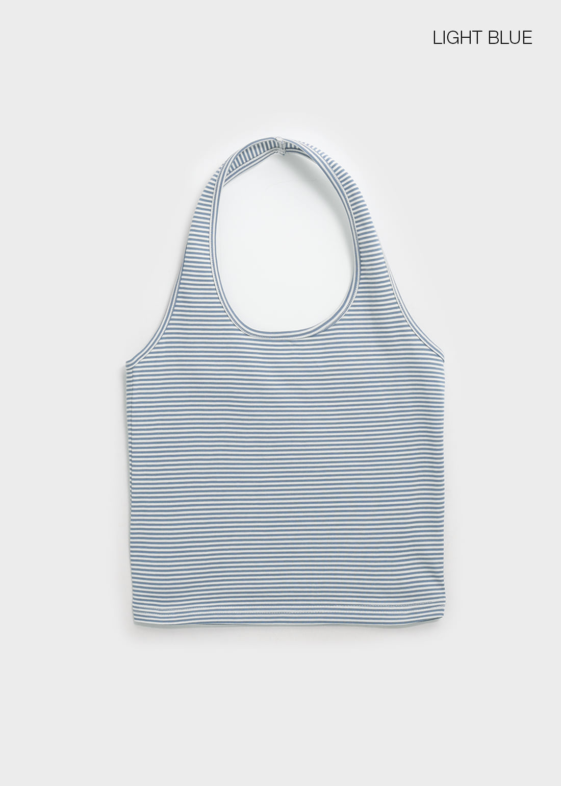 [韓國銷量破千][B-BASIC] Summer Stripe Halter Neck Top / 2colors