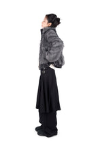 WOOL BUCKLE PLEATS SKIRT PANTS