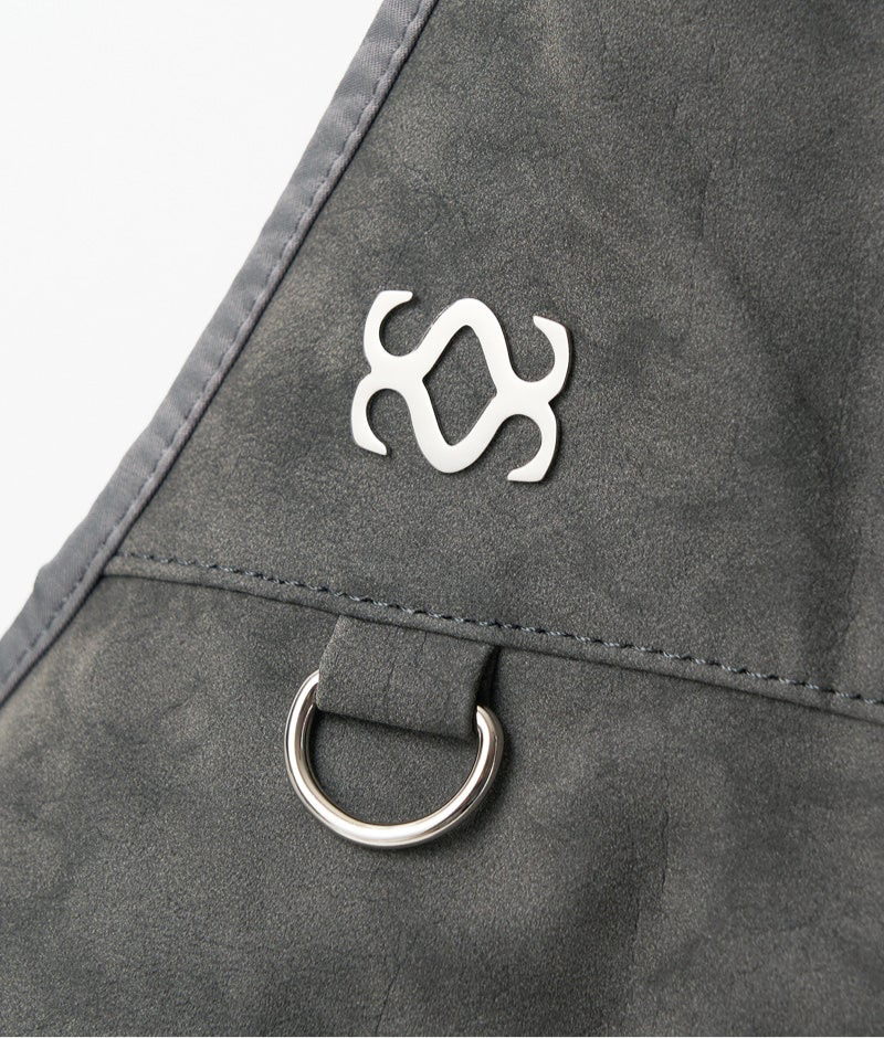 siweol Bow Shoulder Bag / Nubuck Grey