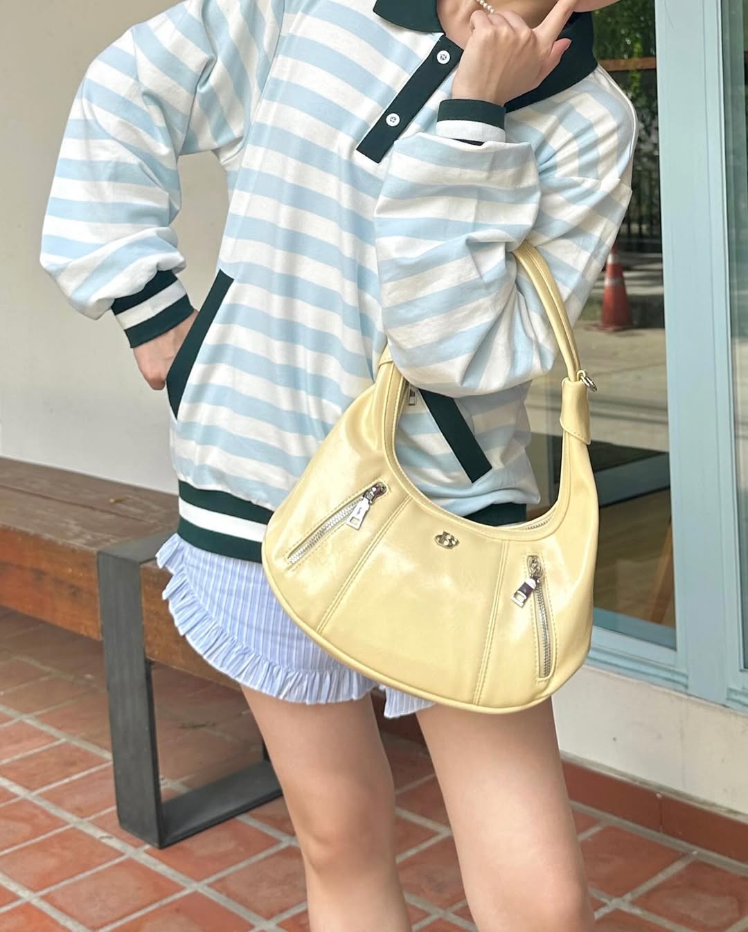 [SALE~13.01] Zoey Shoulder Bag - butter