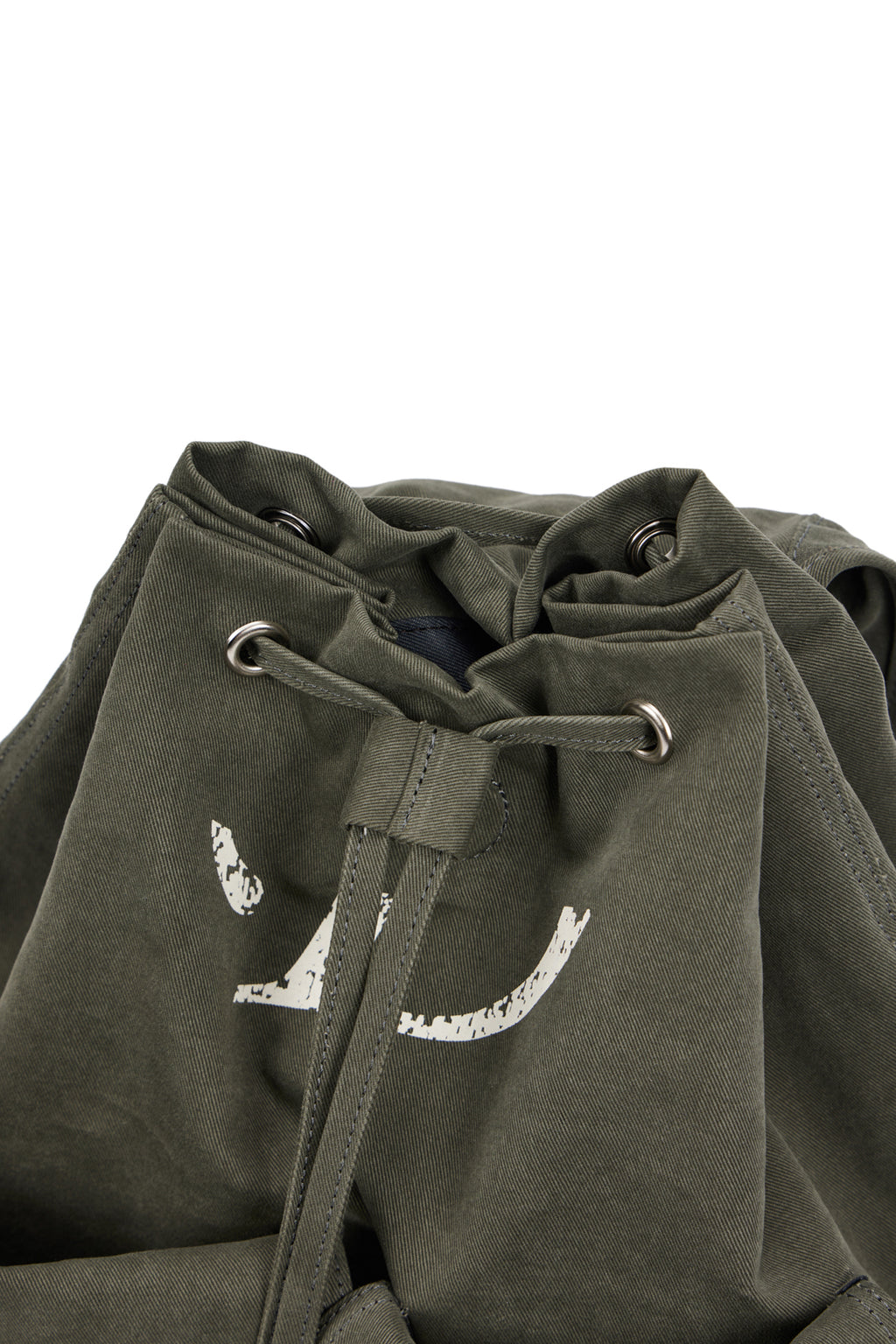 DEINET D & FRIENDS STUD POCKET BACKPACK IN KHAKI